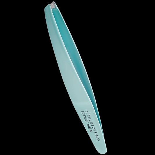 STALEKS PRO EXPERT 64 TYPE 4 EYEBROW TWEEZERS SLANT TE-64/4 - STALEKS™ by kvadrat store