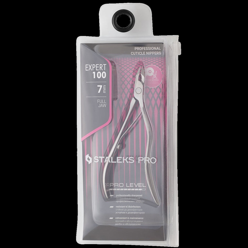 STALEKS Professional Cuticle Nippers Staleks Pro Expert Ne-100-7 by kvadrat store