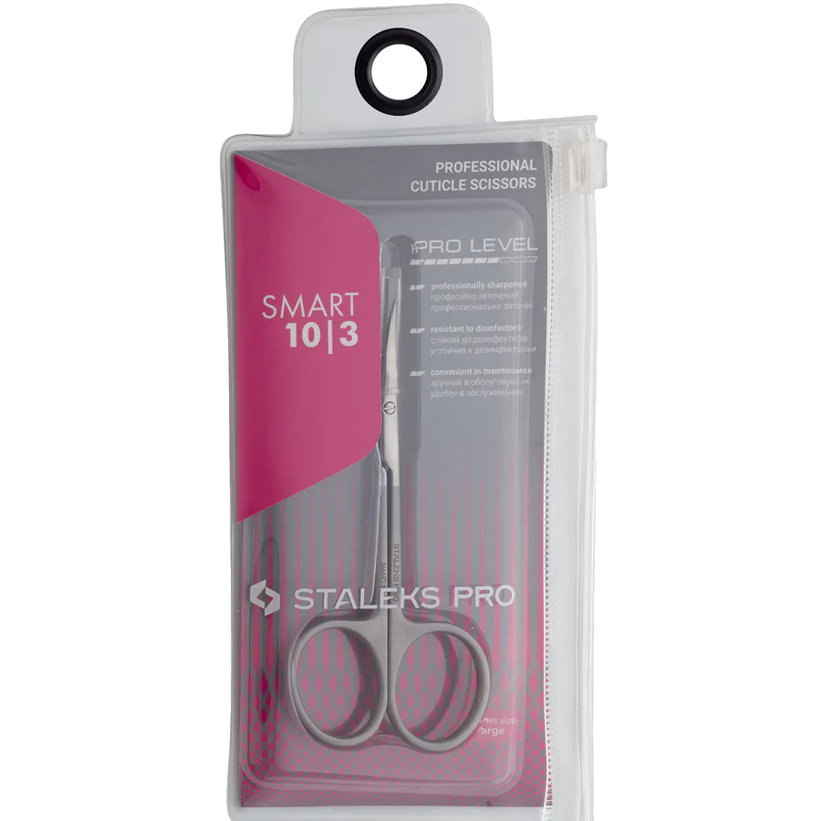 STALEKS SMART 10 TYPE 3 PROFESSIONAL CUTICLE SCISSORS SS-10/3 STALEKS™ by kvadrat store