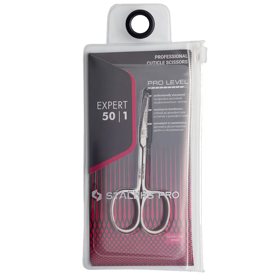 STALEKS PRO EXPERT 50 TYPE 1 CUTICLE SCISSORS SE-50/1- STALEKS™ by kvadrat store
