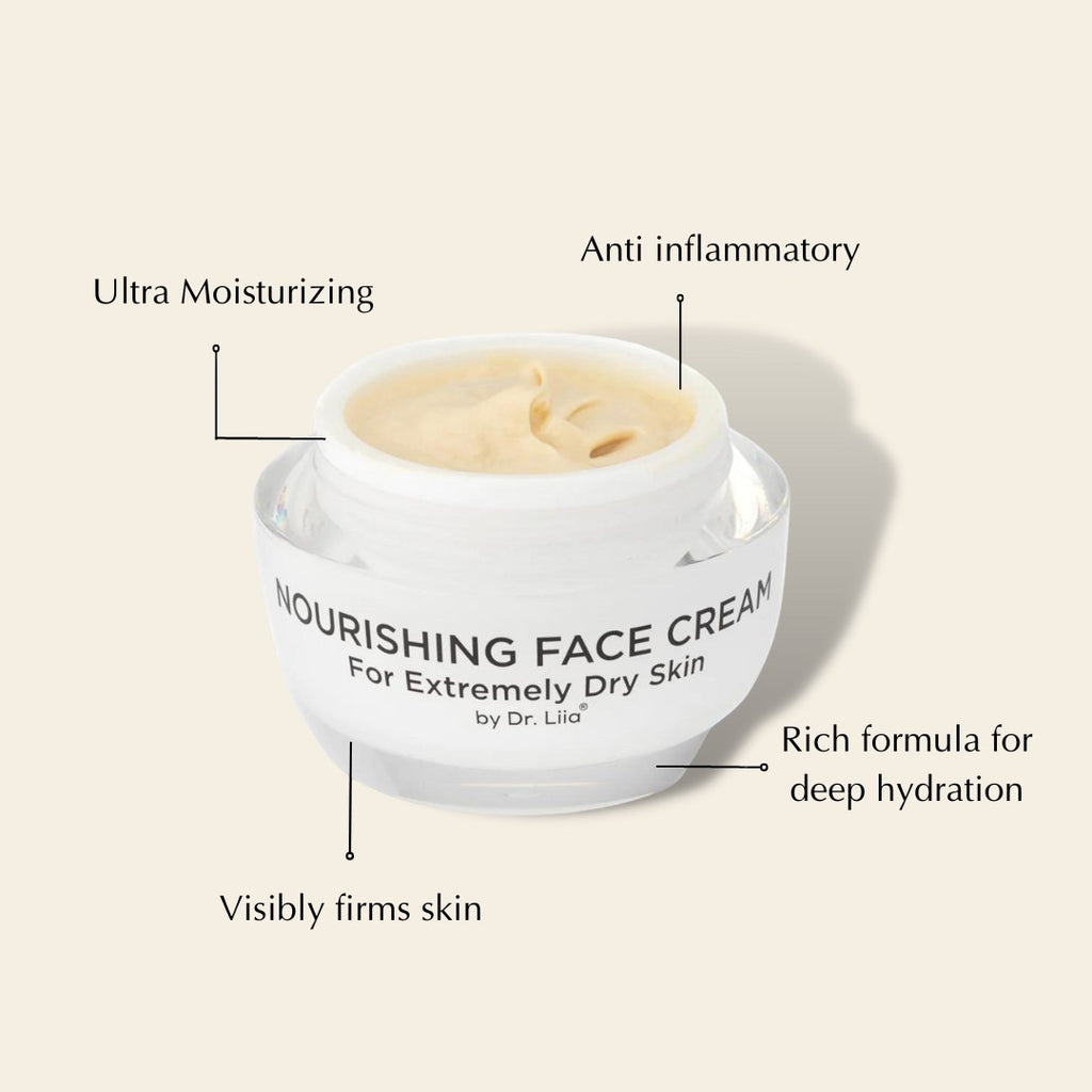 Super Nourishing Calming Face Cream for Extremely Dry & Sensitive Skin – Vegan & Hypoallergenic by EpiLynx
