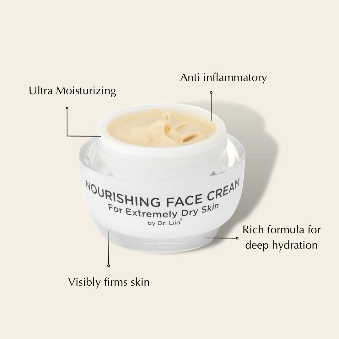 Super Nourishing Calming Face Cream for Extremely Dry & Sensitive Skin – Vegan & Hypoallergenic by EpiLynx