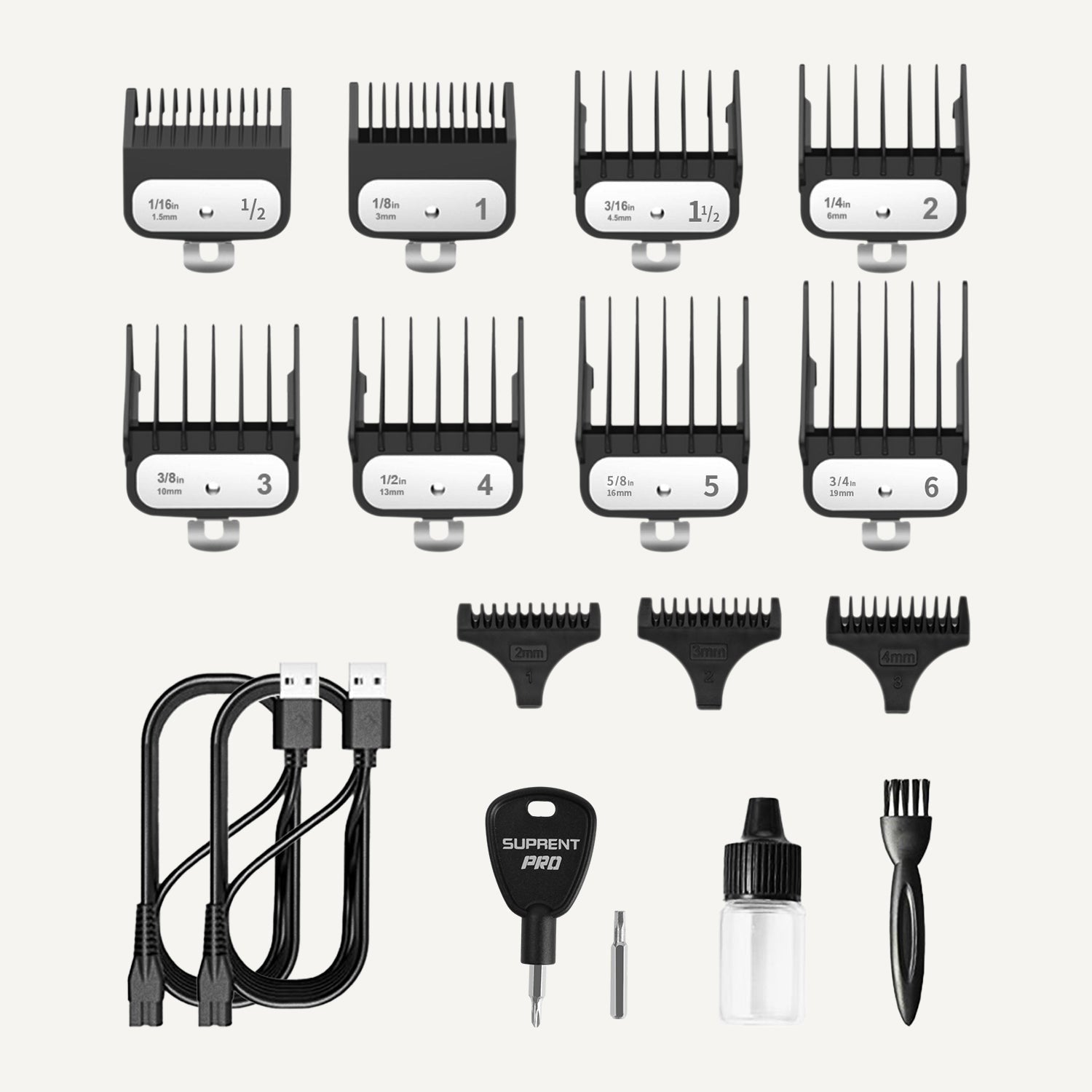 The Black Obsidian Clipper and Trimmer Set-Supplier-specific by SUPRENT US
