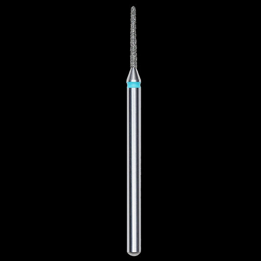 DIAMOND NAIL DRILL BIT, "NEEDLE", BLUE, HEAD DIAMETER 1/10MM (FA80B010/10) - STALEKS™ by kvadrat store