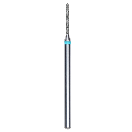 DIAMOND NAIL DRILL BIT, "NEEDLE", BLUE, HEAD DIAMETER 1/10MM (FA80B010/10) - STALEKS™