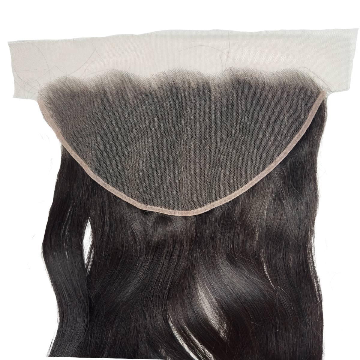 40" Raw Straight 13x6 HD Lace Human Hair Frontal by Private Label