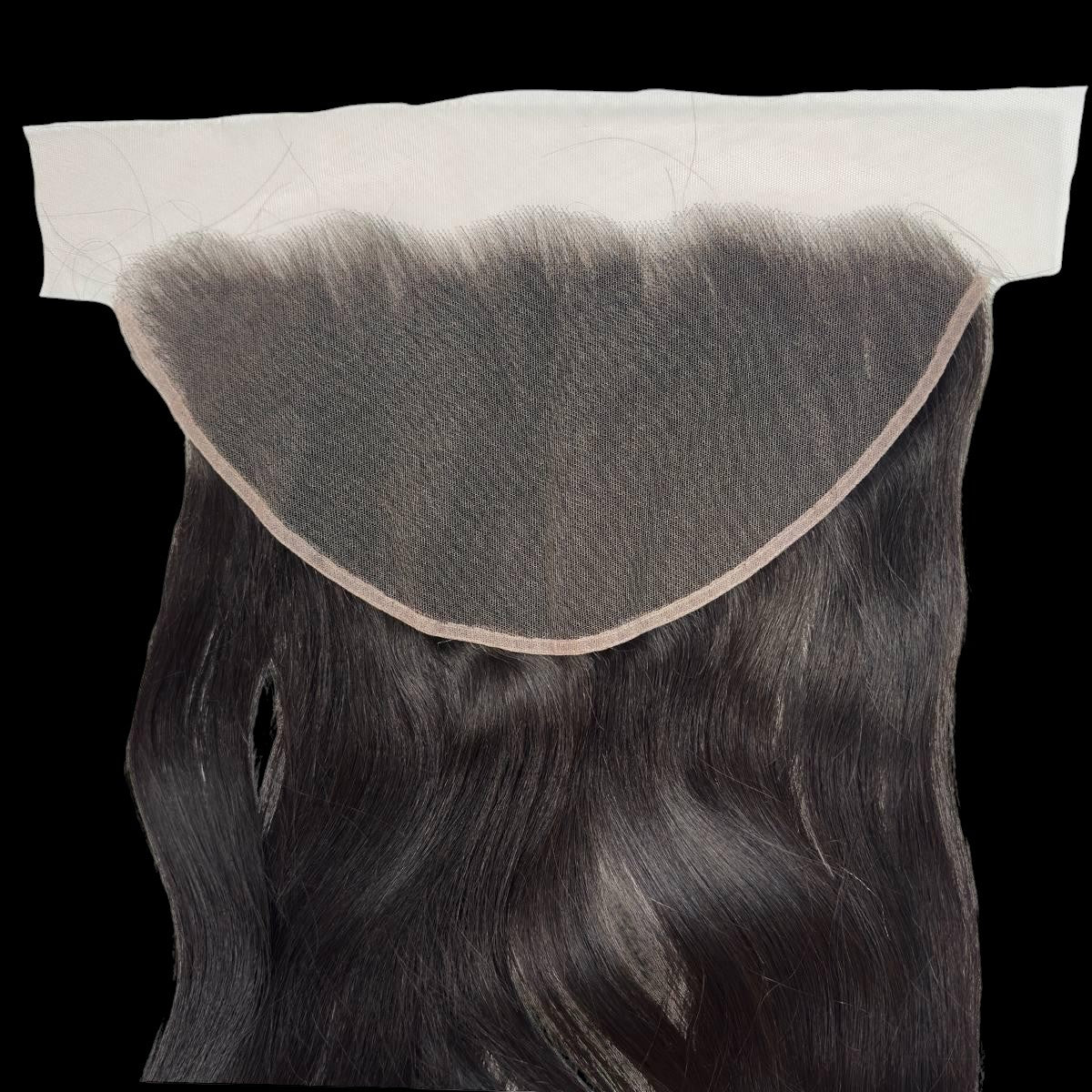45" Raw Straight 13x6 HD Lace Human Hair Frontal by Private Label