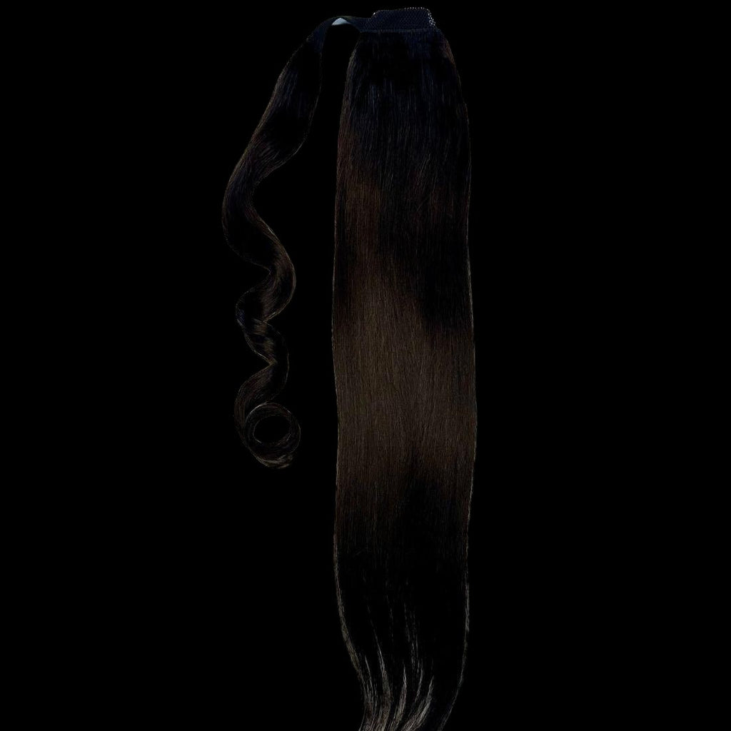 Natural Black 100% Human Hair Ponytail Extension by Private Label