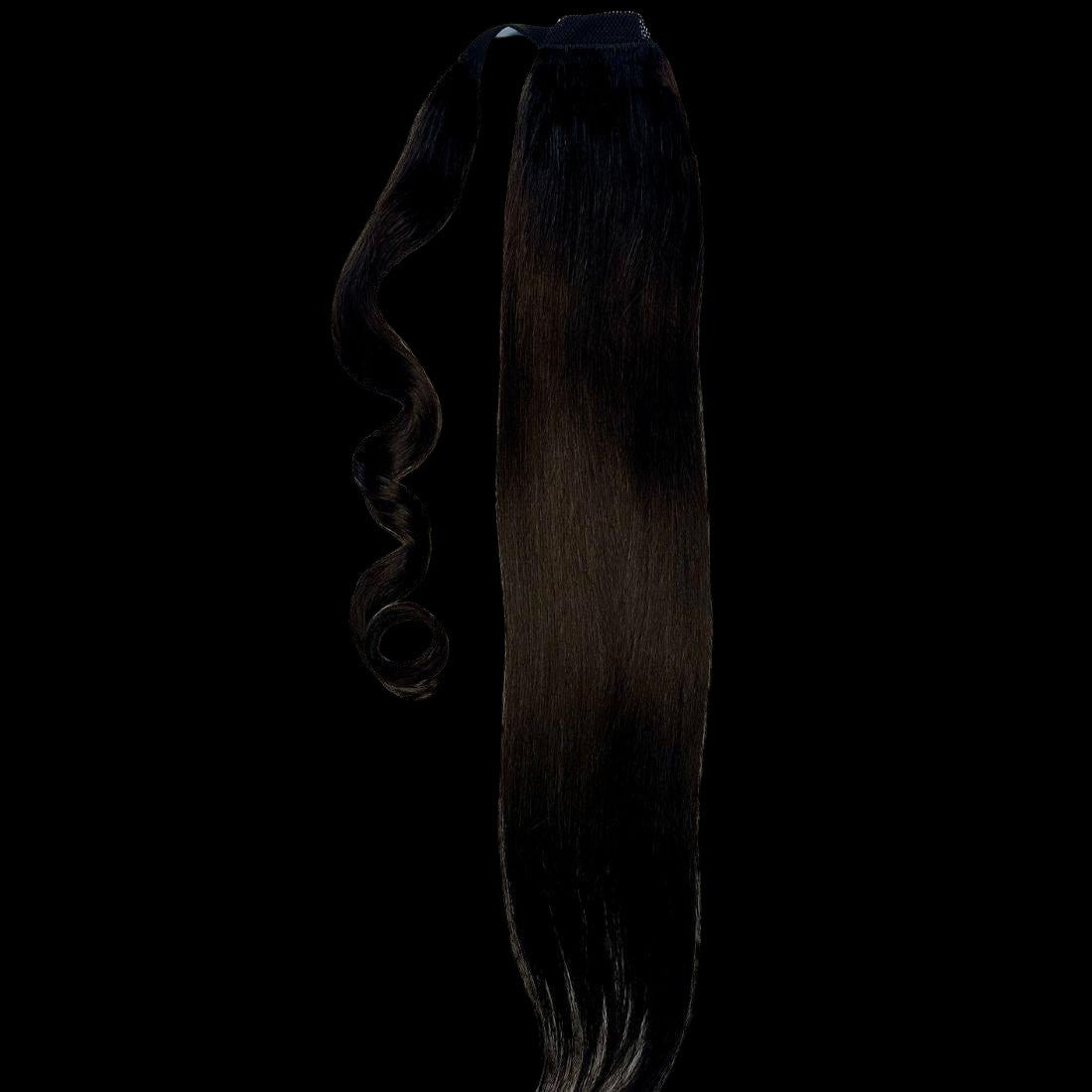 Natural Black 100% Human Hair Ponytail Extension by Private Label