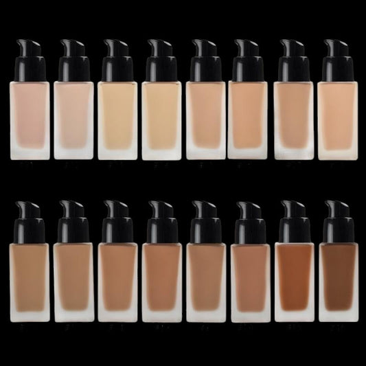 Full-Coverage Matte Foundation SPF 30 - AetherLux.Shop