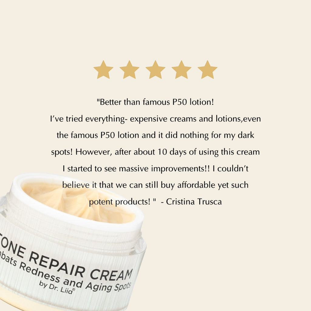 Brightening Tone Repair Cream for Dark Spots & Uneven Skin – Vegan & Gluten-Free by EpiLynx