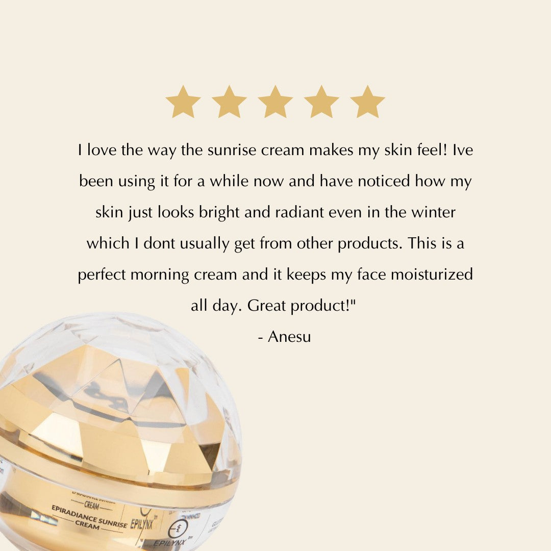 Sunrise Nourishing & Firming Cream – Radiant Glow (Hydrating, Vegan, Gluten-Free) by EpiLynx
