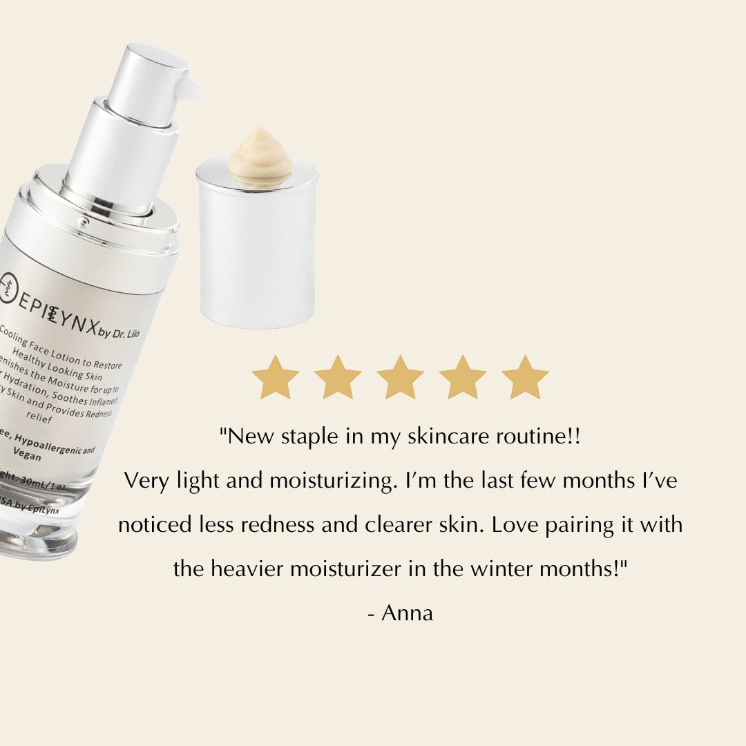 Lightweight Face Moisturizer for Sensitive & Dry Skin – Calming & Hydrating by EpiLynx