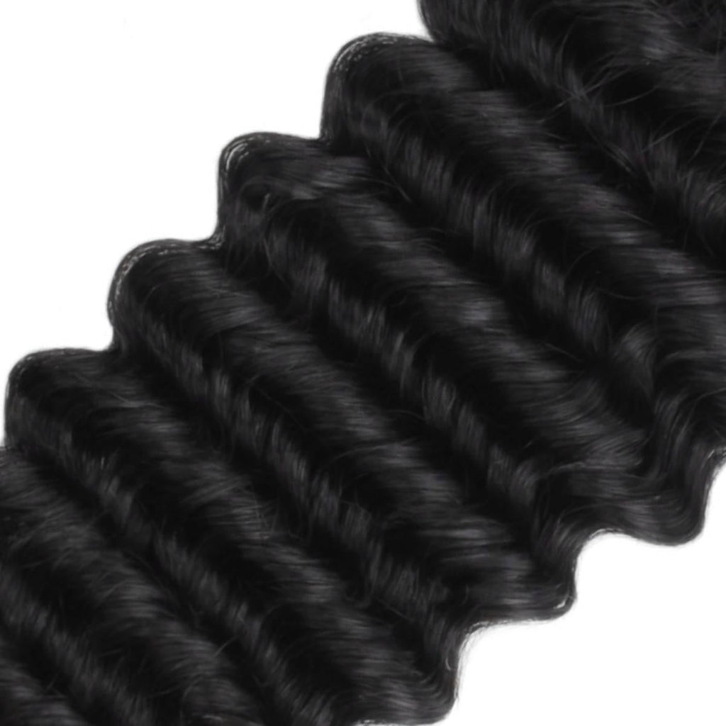 Deep Wave 5x5 HD Lace Human Hair Closure by Private Label