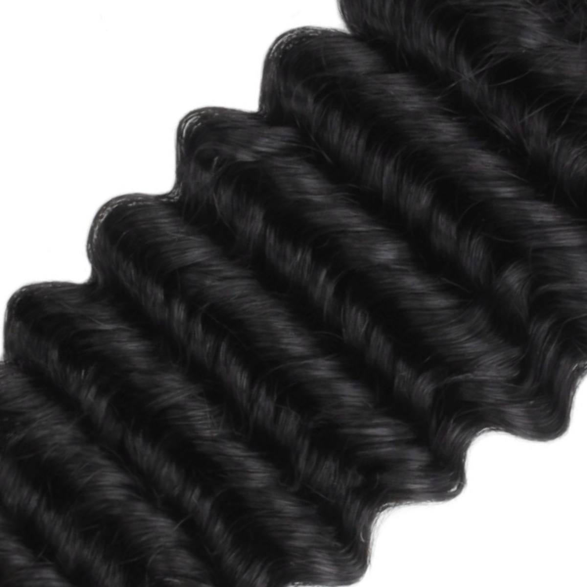 Deep Wave 5x5 HD Lace Human Hair Closure by Private Label
