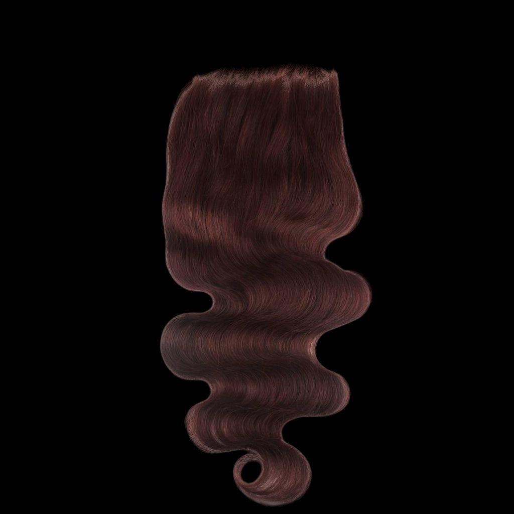 Burgundy Body Wave 5x5 HD Lace Human Hair Closure by Private Label