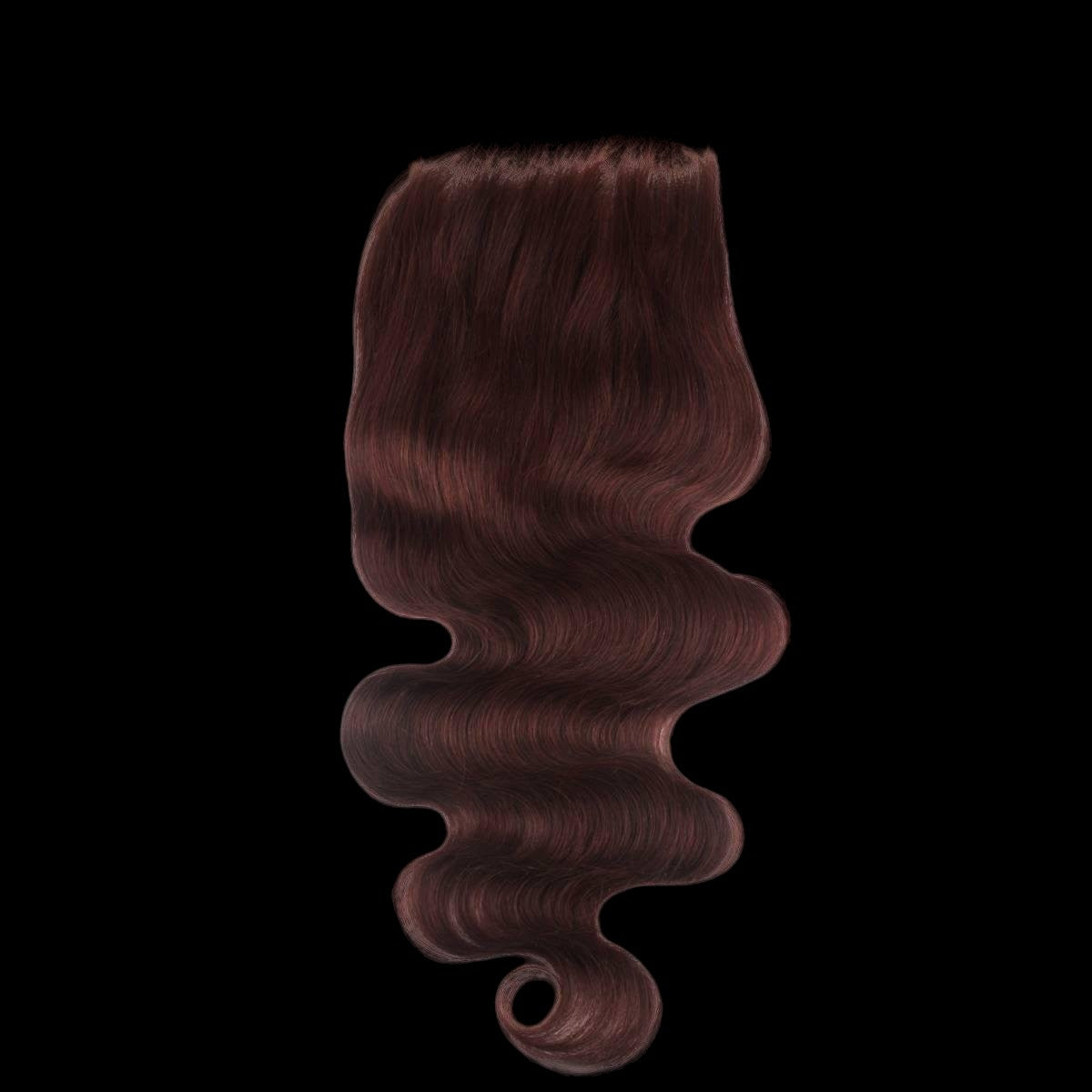Burgundy Body Wave 5x5 HD Lace Human Hair Closure by Private Label