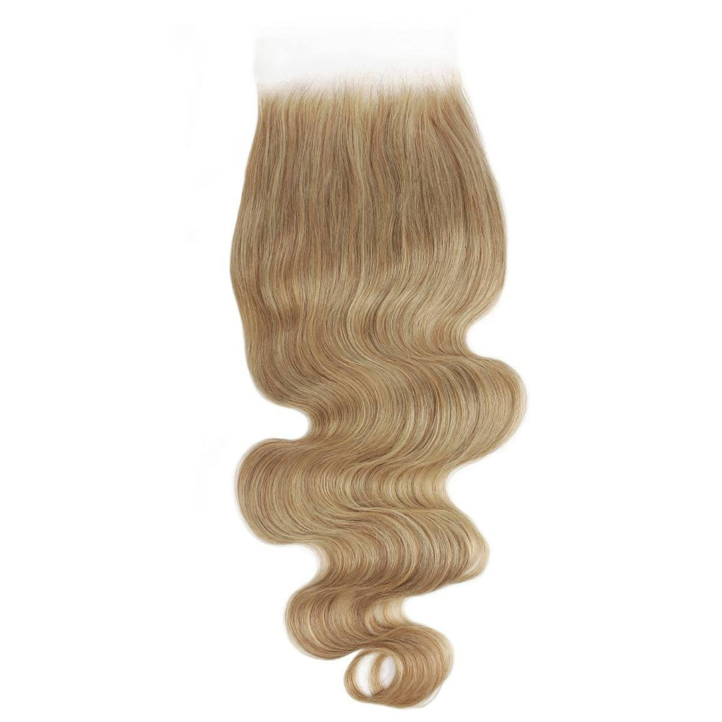 Honey Blonde Body Wave 5x5 HD Lace Human Hair Closure by Private Label