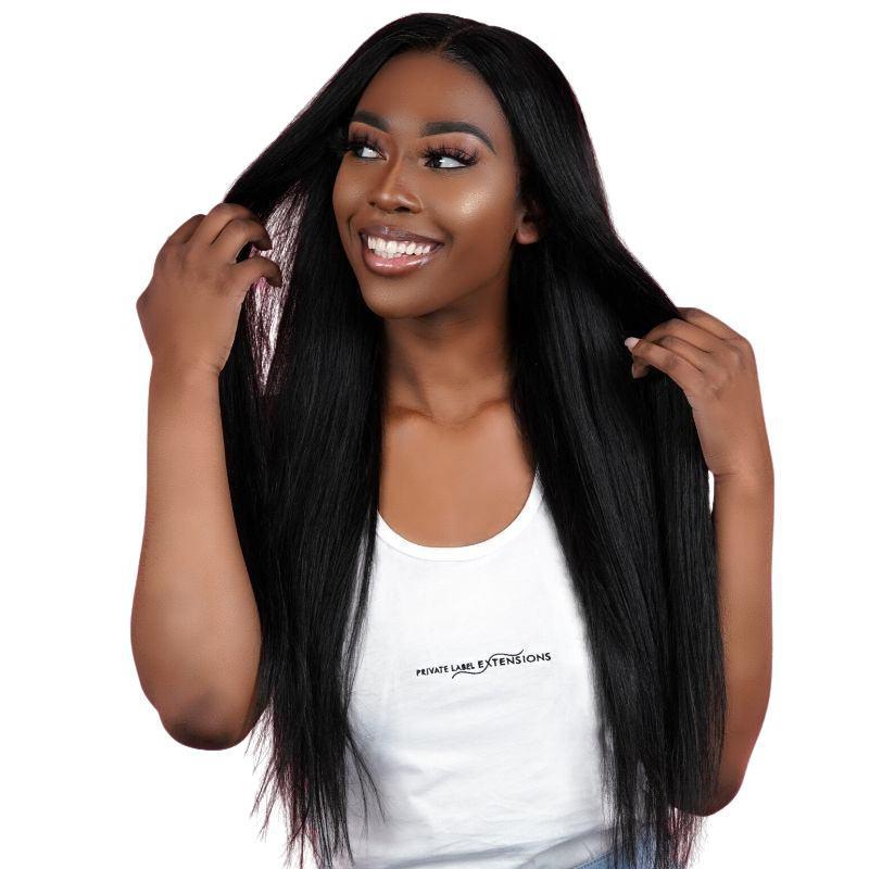 Malaysian Straight 100% Human Hair Bundles by Private Label