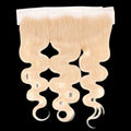 Blonde Body Wave 13x4 Transparent Lace Human Hair Frontal by Private Label
