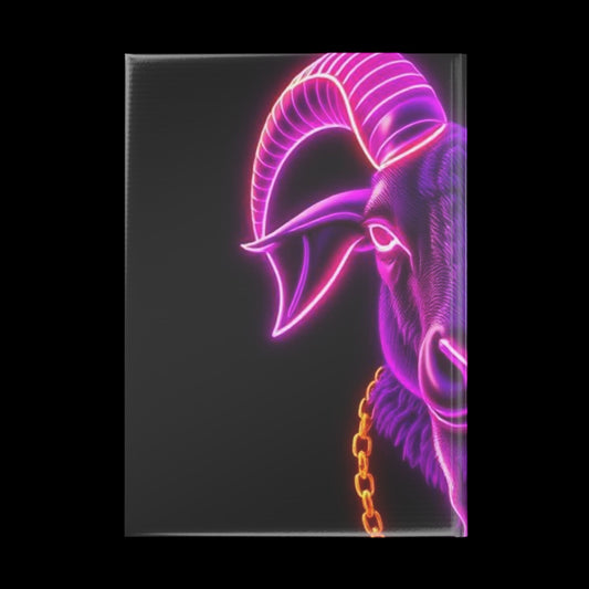 Royal Aura: The Goat Hardcover Notebook with Puffy Covers - AetherLux.Shop