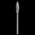 CARBIDE NAIL DRILL BIT, "FlAME", RED, HEAD DIAMETER 5/13.5MM (FT10R050/13.5) (№75) - STALEKS™ by kvadrat store