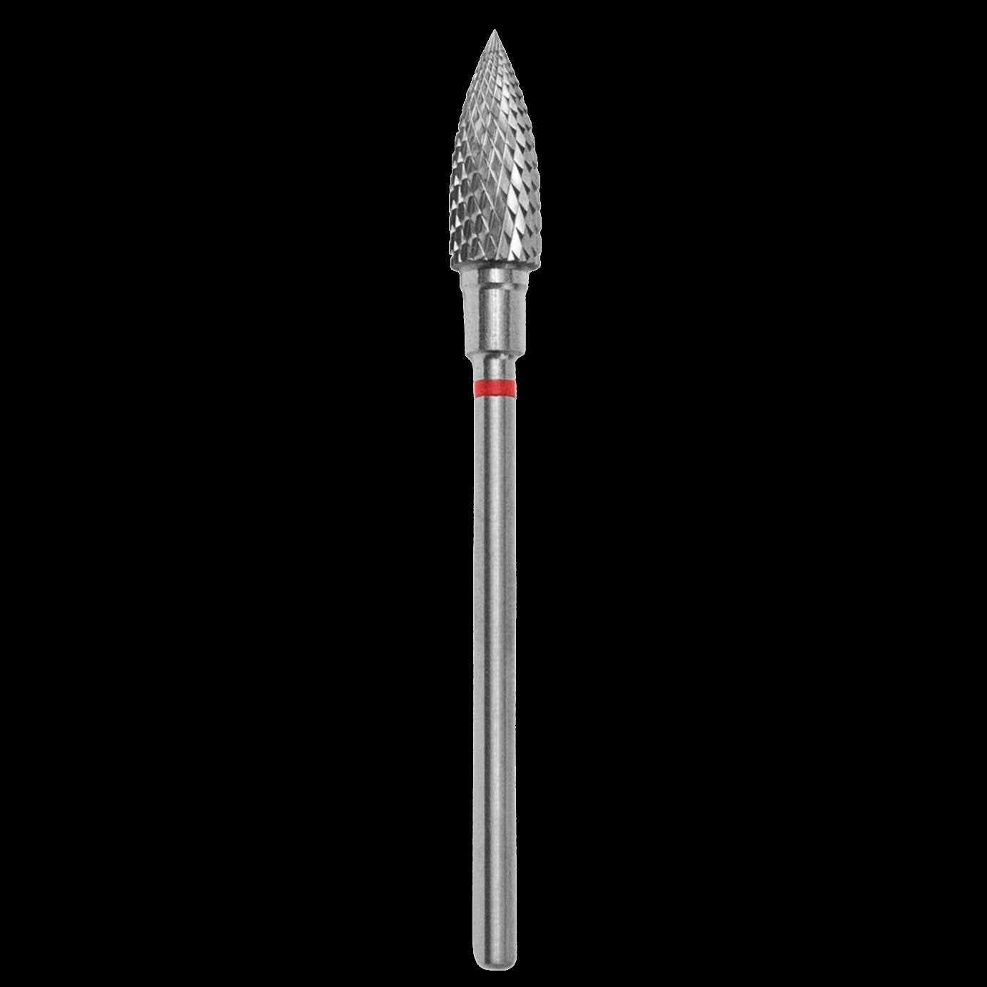 CARBIDE NAIL DRILL BIT, "FlAME", RED, HEAD DIAMETER 5/13.5MM (FT10R050/13.5) (№75) - STALEKS™ by kvadrat store