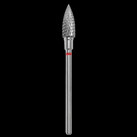 CARBIDE NAIL DRILL BIT, "FlAME", RED, HEAD DIAMETER 5/13.5MM (FT10R050/13.5) (№75) - STALEKS™ by kvadrat store