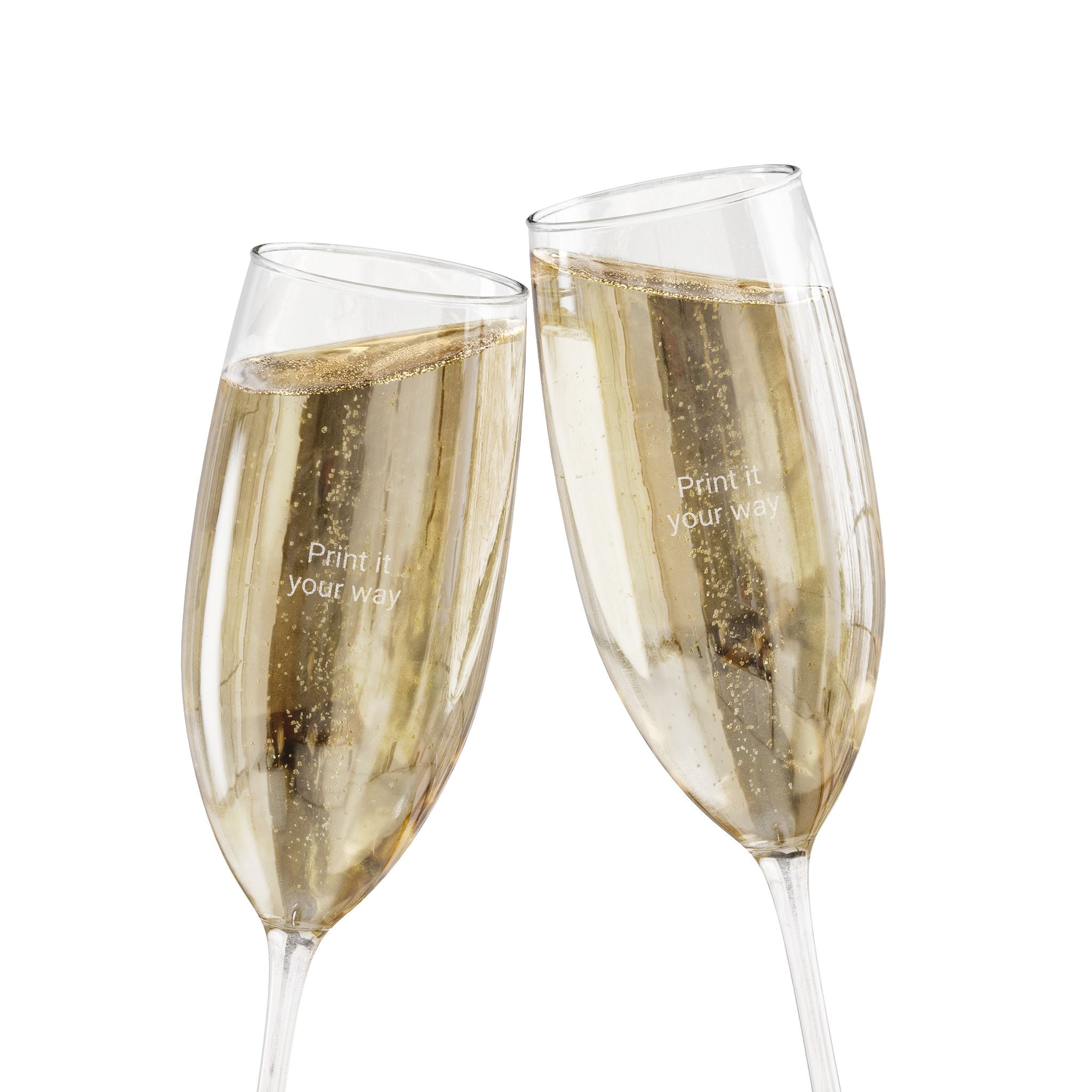 Engraved 8oz Champagne Flute — Customizable Wedding & Celebration Glass