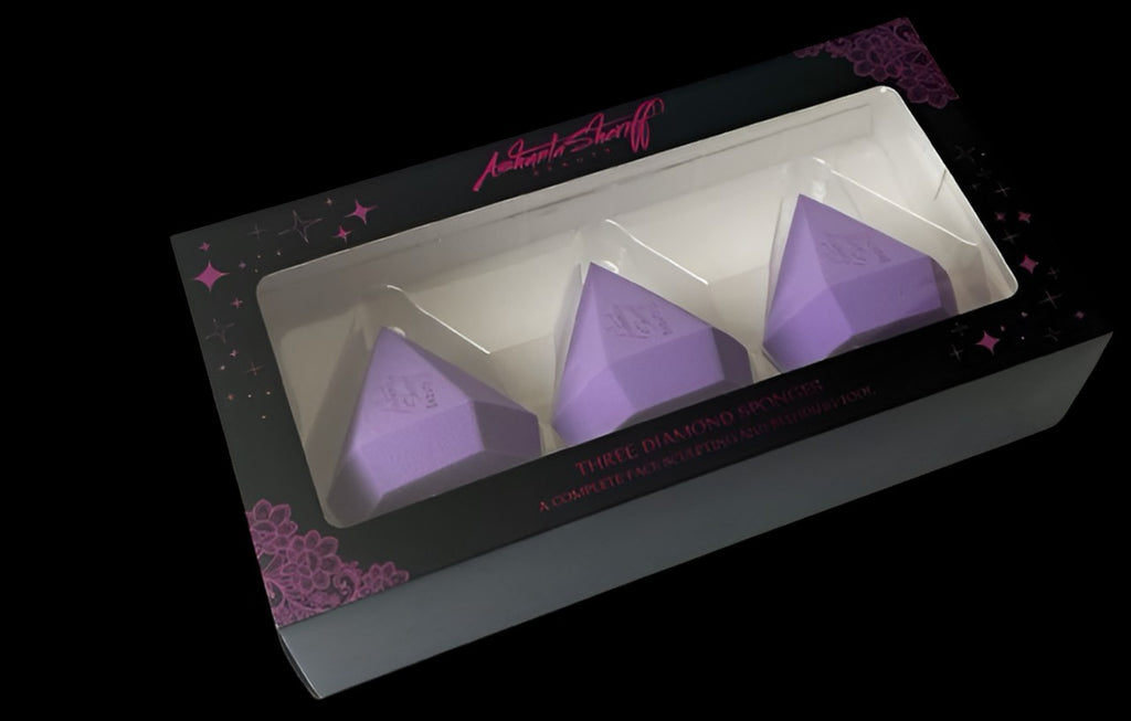 Ashunta Sheriff Beauty Diamond Sponge 3 pc set by Ashunta Sheriff Beauty