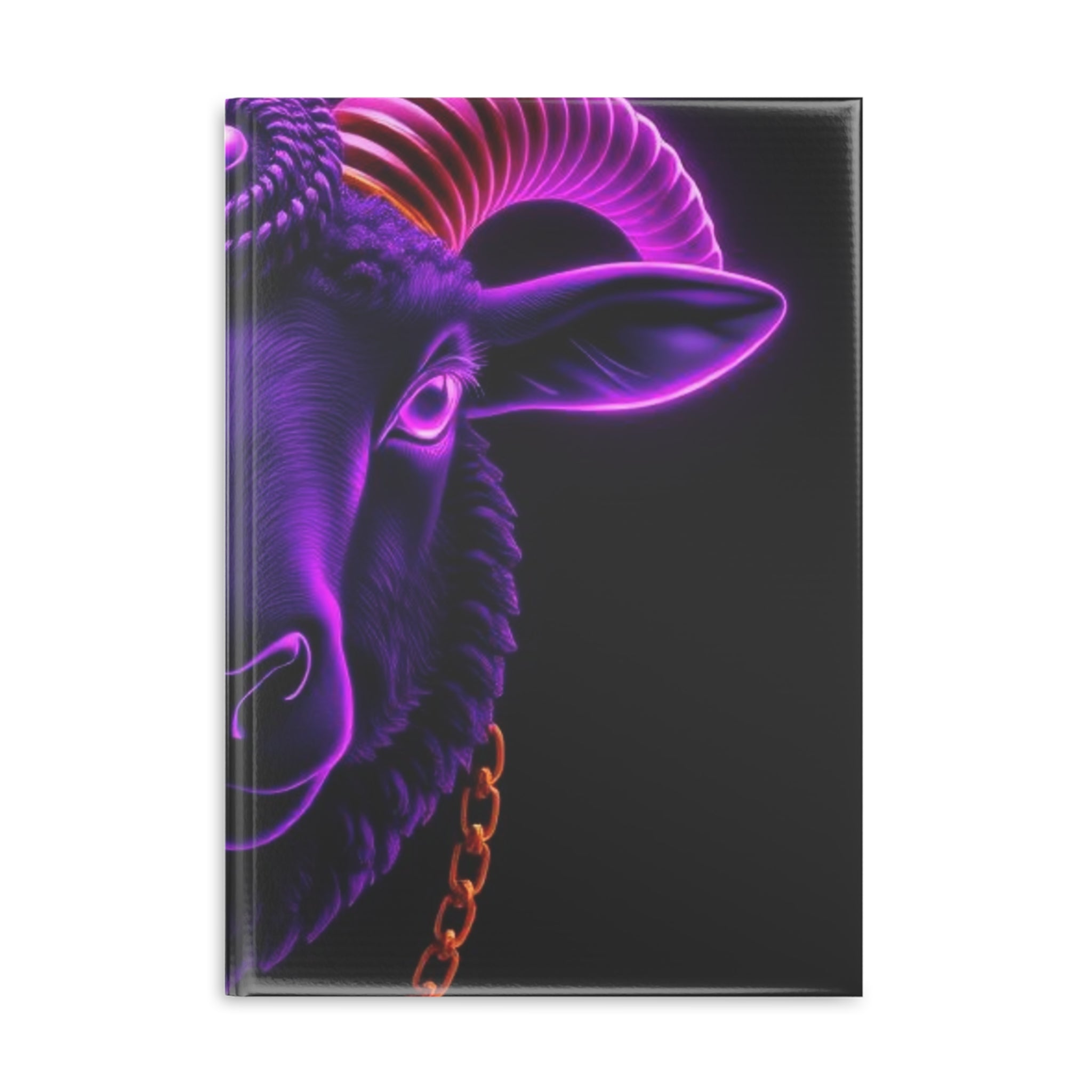 Royal Aura: Black Sheep Hardcover Notebook with Puffy Covers