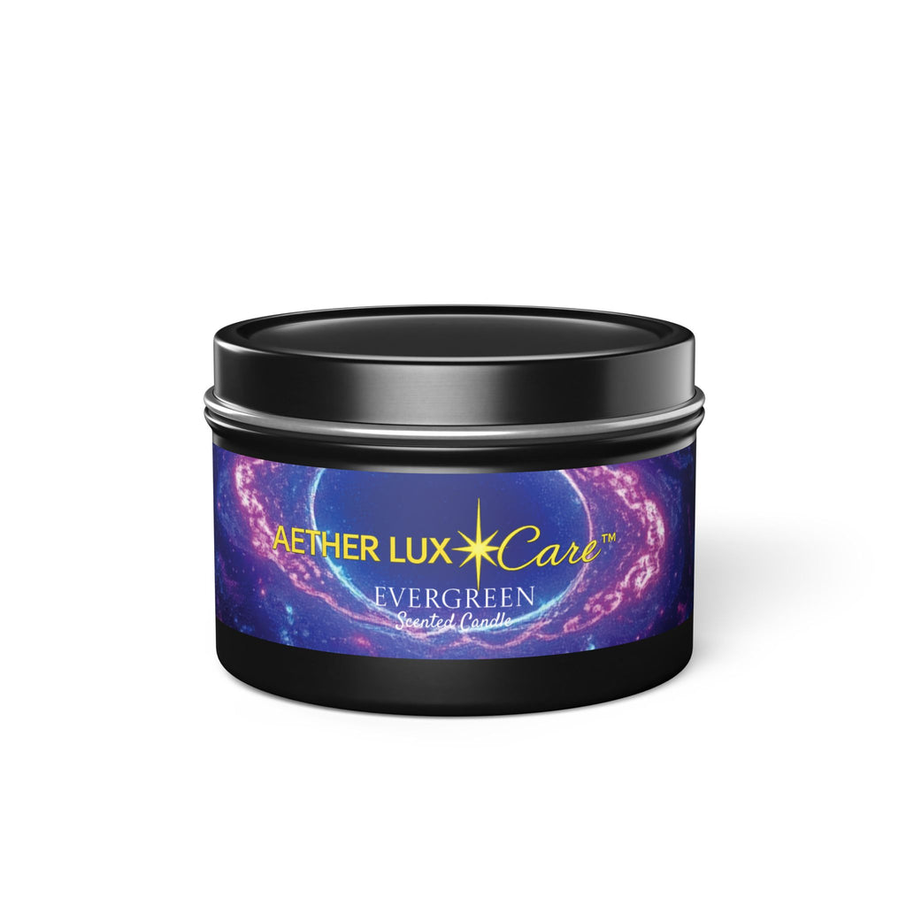 Evergreen Tin Candles