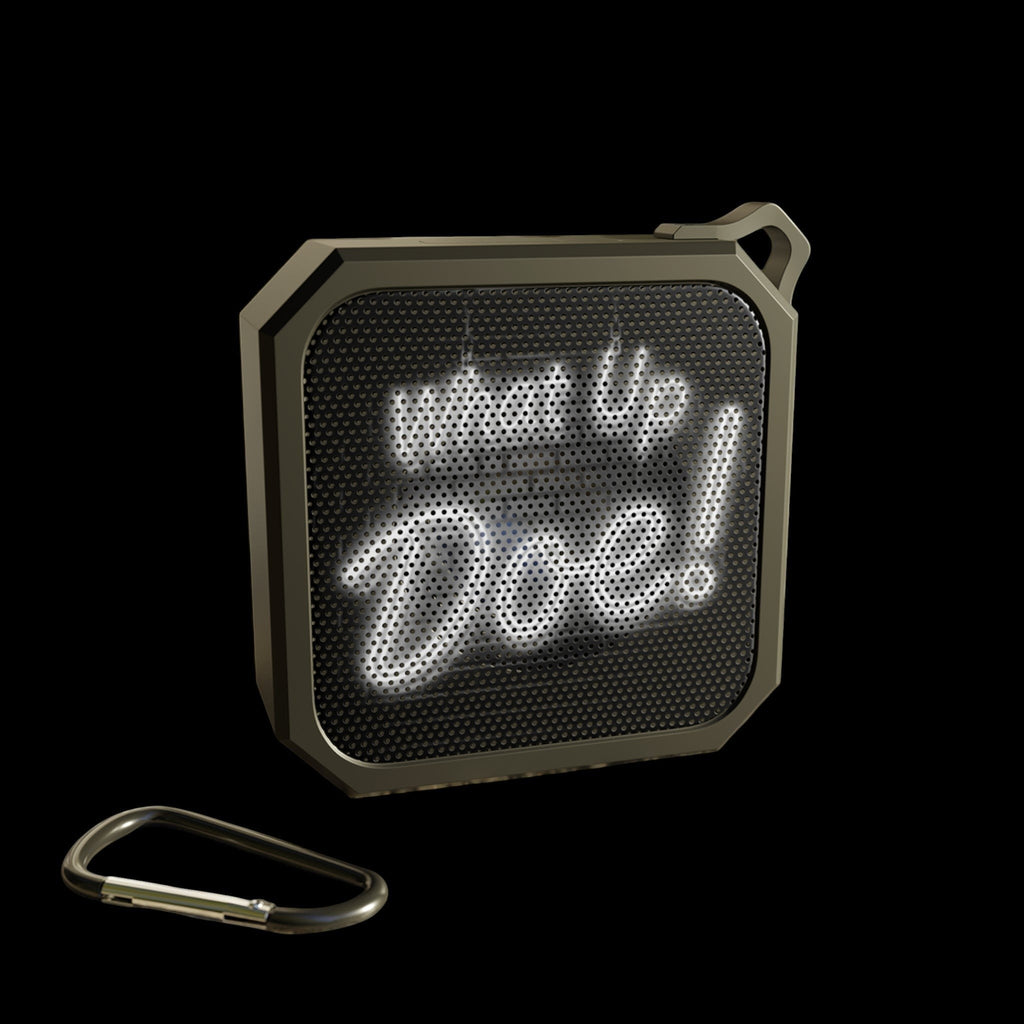 What Up Doe! Outdoor Bluetooth Speaker (WHITE) by Printify
