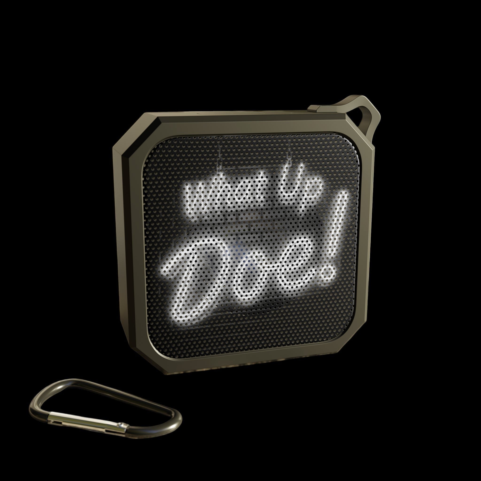What Up Doe! Outdoor Bluetooth Speaker (WHITE) by Printify