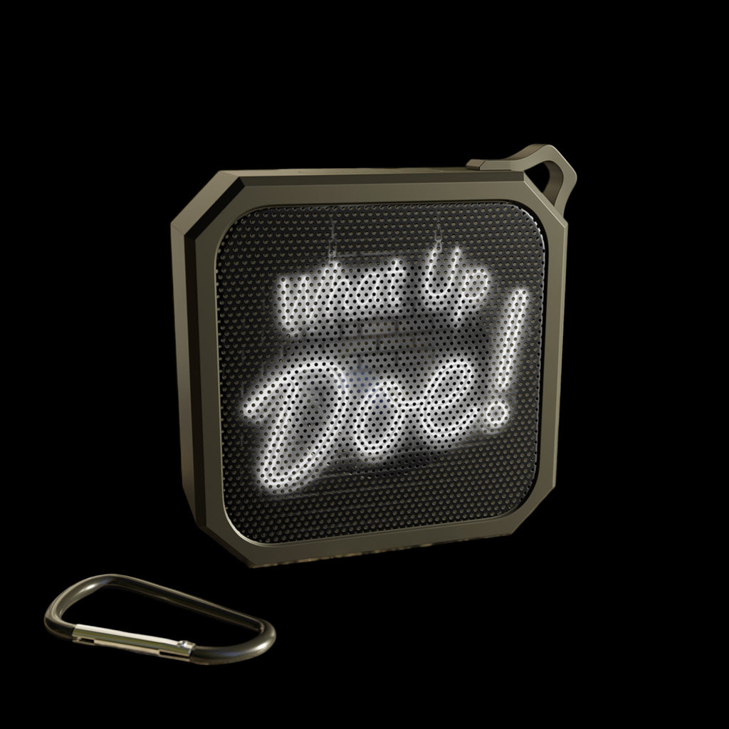 What Up Doe! Outdoor Bluetooth Speaker (WHITE) by Printify
