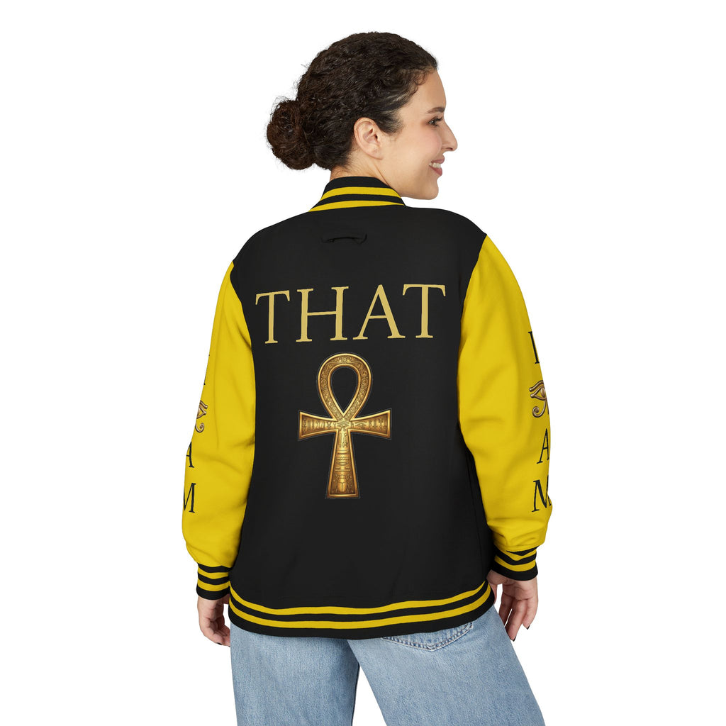 I Am That I Am Ankh Letterman Jacket
