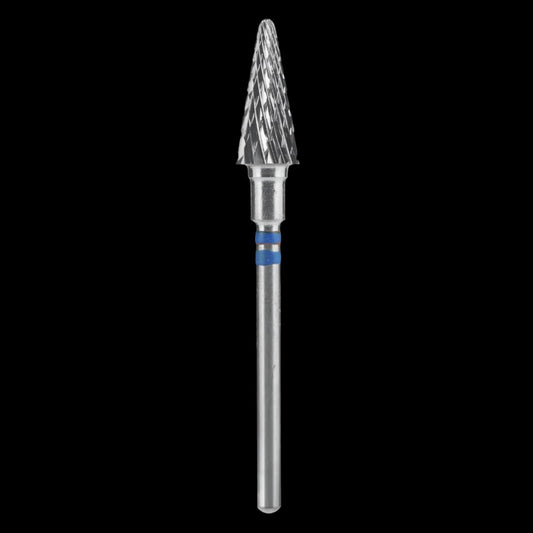 CARBIDE NAIL DRILL BIT FOR LEFT-HANDED USERS, "CONE" BLUE EXPERT, HEAD DIAMETER 6/ 14MM (FT73B060/14) (#206)-STALEKS™ by kvadrat store