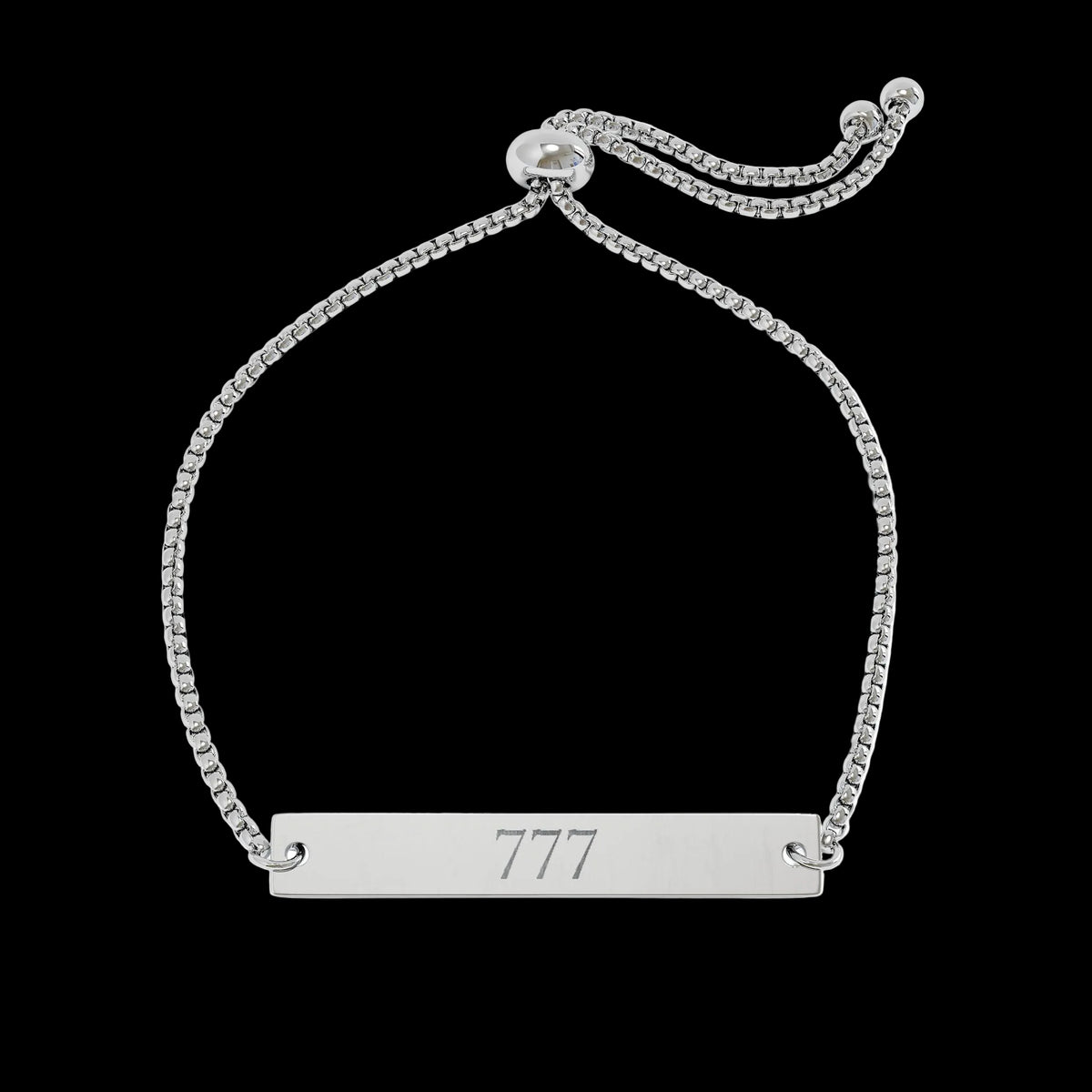 777 ID Bracelet (Gold/Rose Gold/Silver) - AetherLux.Shop