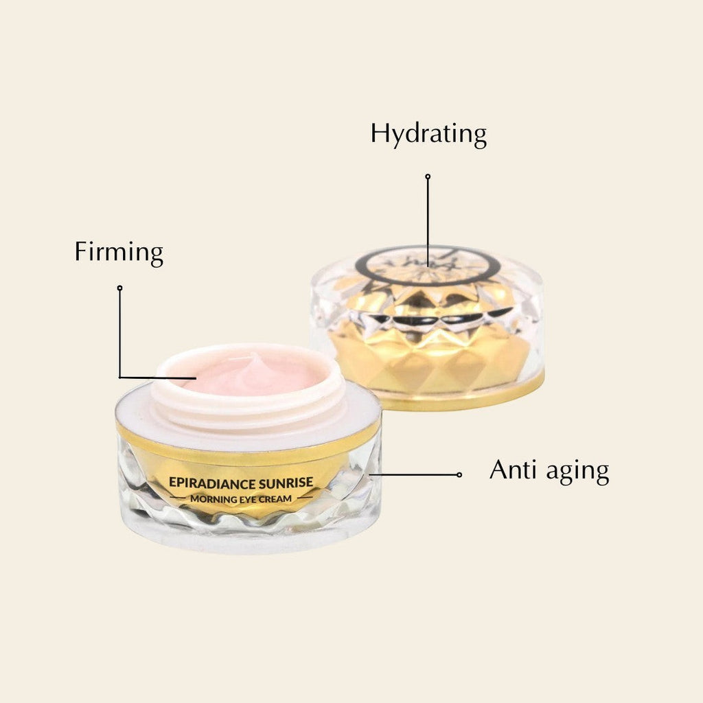 Sunrise Nourishing & Firming Eye Rescue Cream – Radiant Glow (Vegan, Gluten-Free, Sensitive-Skin Safe) by EpiLynx