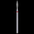 Staleks - Diamond Nail Drill Bit "Flame" Red, 2.3 mm (FA10R023/10) by kvadrat store