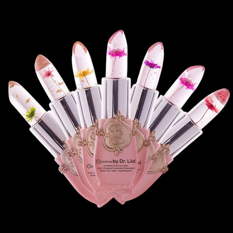 Color-Changing Flower Lip Gloss – Vegan, Gluten-Free, Hydrating Lip Balm by EpiLynx