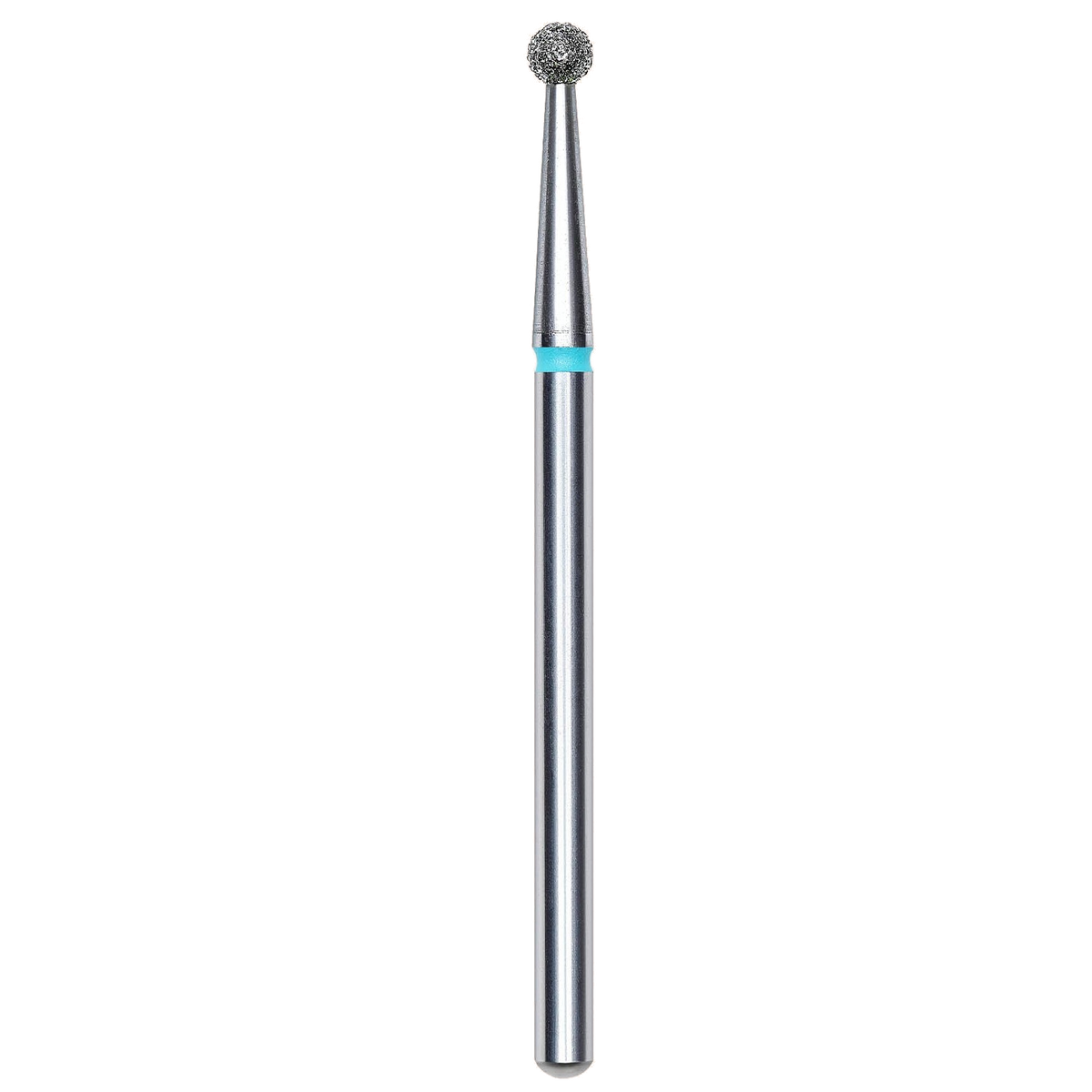 DIAMOND NAIL DRILL BIT, "BALL", BLUE, HEAD DIAMETER 2.7MM (FA01B027) - STALEKS™
