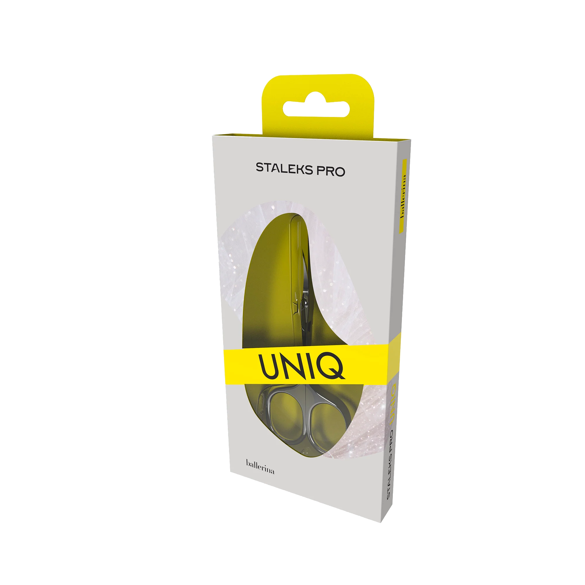 Professional Cuticle Scissors "Ballerina" UNIQ 10 TYPE 3 -SQ-10/3- STALEKS by kvadrat store