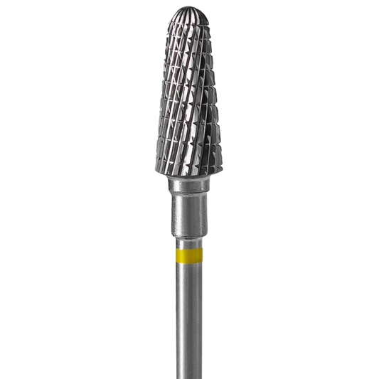 CARBIDE NAIL DRILL BIT, "CORN", YELLOW, HEAD DIAMETER 6/14MM (FT70Y060/14) (№85)- STALEKS™