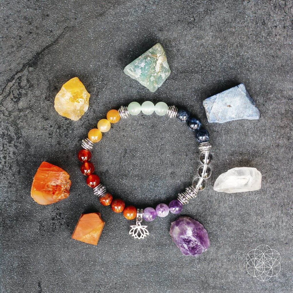 7 Chakra Bracelet and Stones Set by Conscious Items