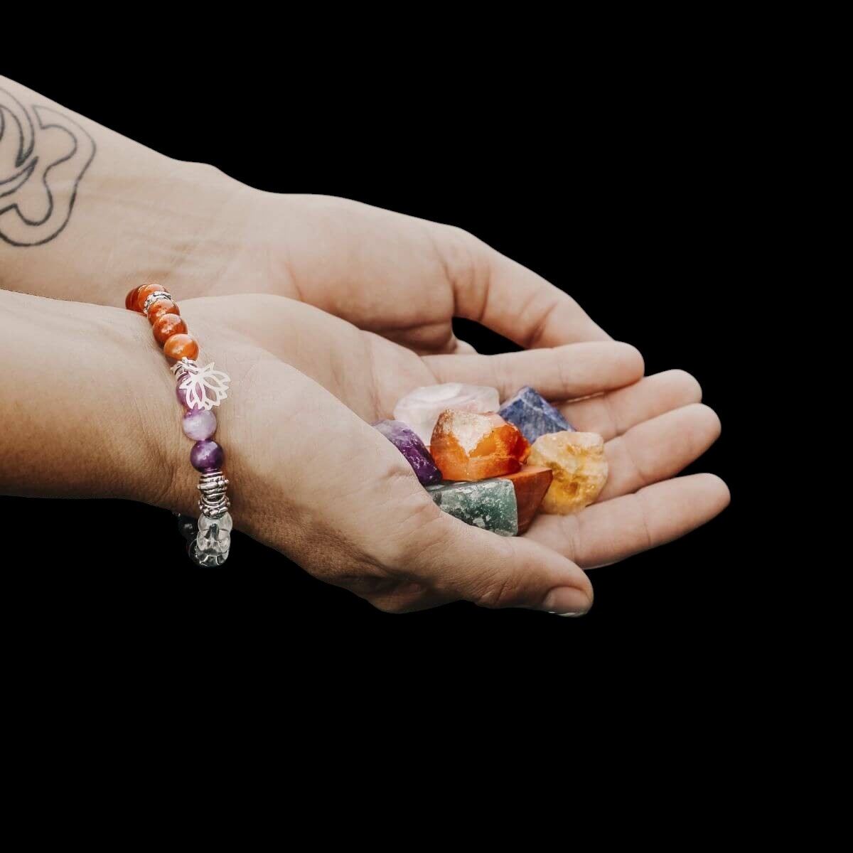 7 Chakra Bracelet and Stones Set by Conscious Items