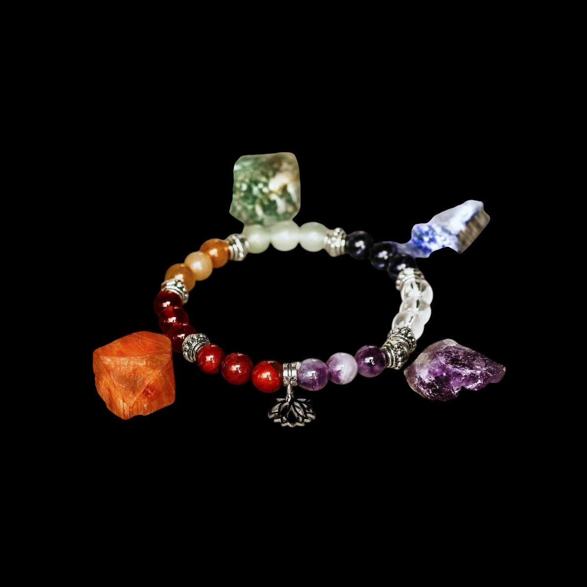 7 Chakra Bracelet and Stones Set by Conscious Items