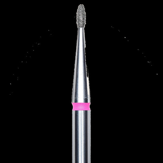 DIAMOND NAIL DRILL BIT, "BUD", RED, HEAD DIAMETER 1.2/3MM (FA50R012/3) - STALEKS™ by kvadrat store