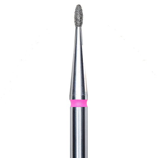 DIAMOND NAIL DRILL BIT, "BUD", RED, HEAD DIAMETER 1.2/3MM (FA50R012/3) - STALEKS™