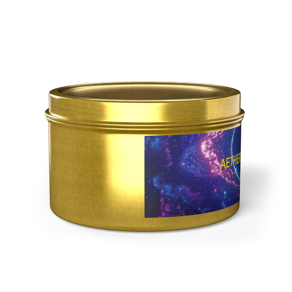 Evergreen Tin Candles